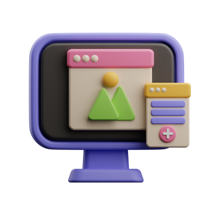 Design Layout  3D Icon