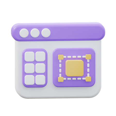 Design Layout  3D Icon