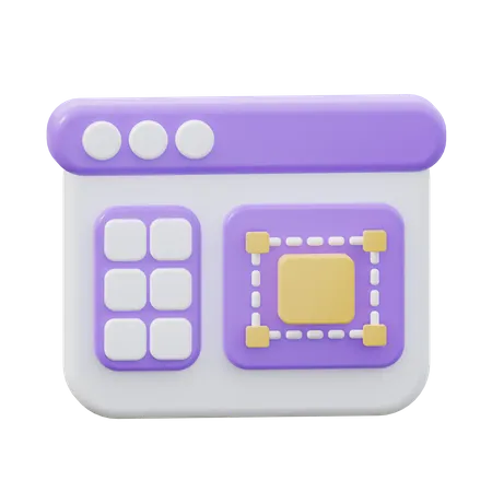 Design Layout  3D Icon