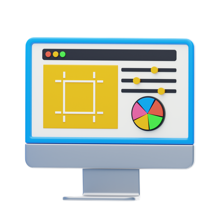 Prancheta de design  3D Icon
