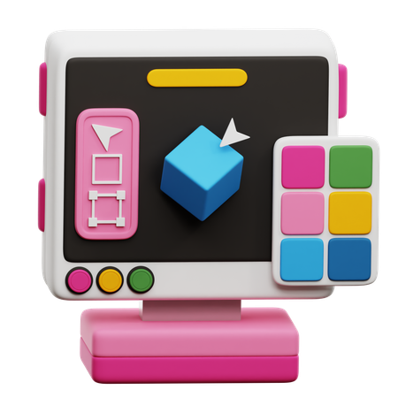 Design Software  3D Icon