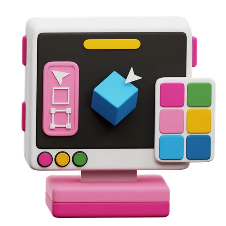 Design Software  3D Icon