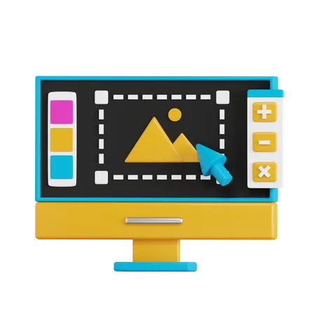 Design Software  3D Icon