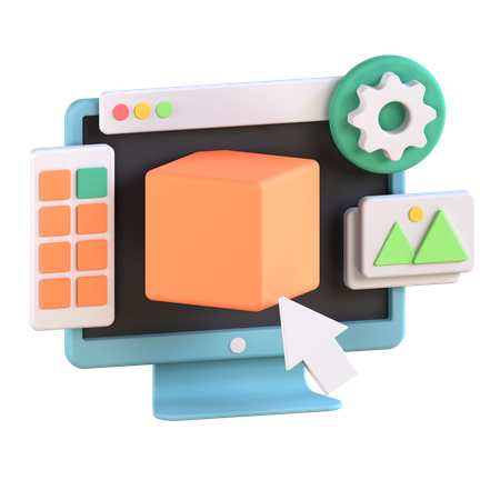 Design Software  3D Icon