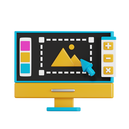 Design-Software  3D Icon