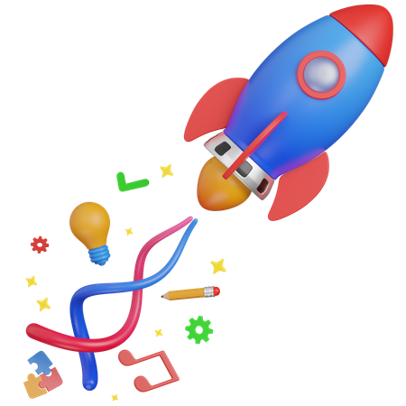 Design Startup  3D Icon