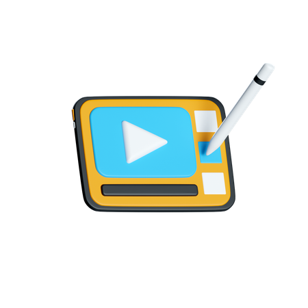 Tablet de design  3D Icon