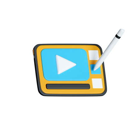 Design Tablet  3D Icon