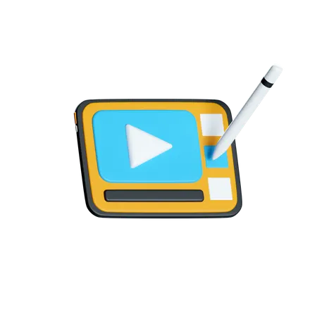 Design Tablet  3D Icon