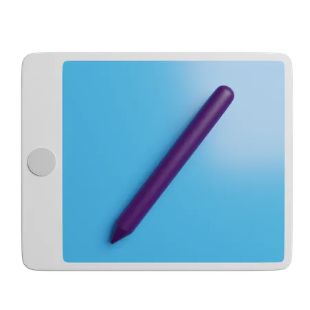 Tablet de design  3D Icon