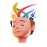 design thinking emoji 3d