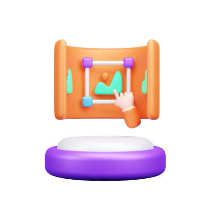 Design tool  3D Icon