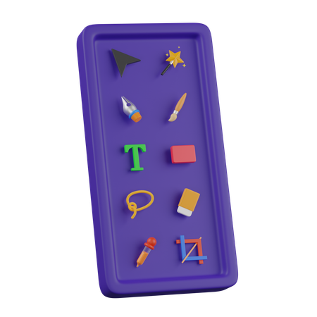 Design Tools  3D Icon