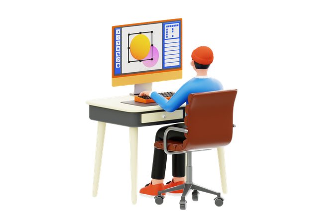 Designer gráfico  3D Icon