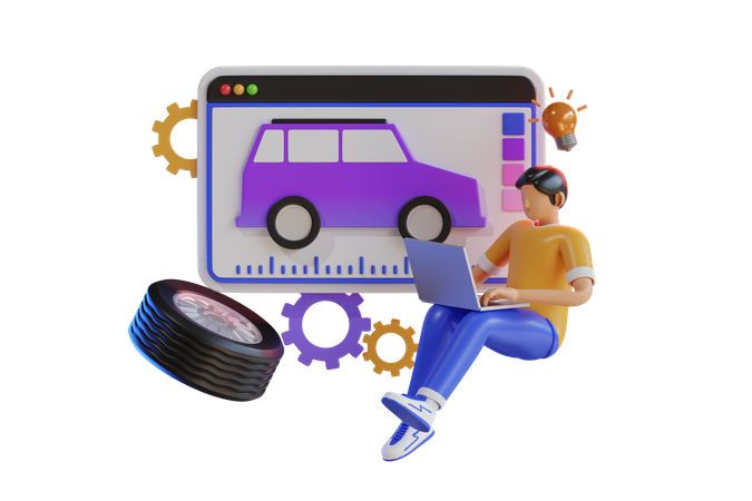 Designer industrial  3D Icon