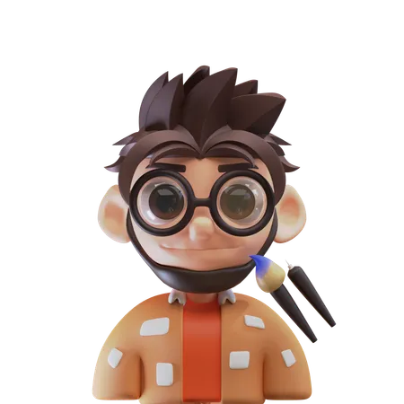 Designer Man  3D Icon