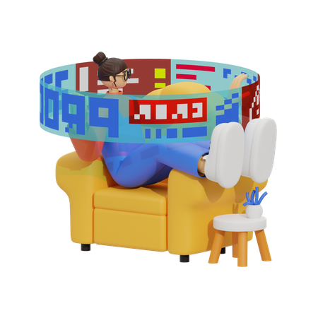 Designing Future of Work  3D Icon