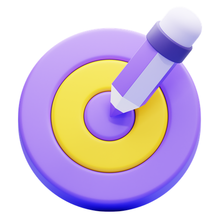 Designing Goal  3D Icon