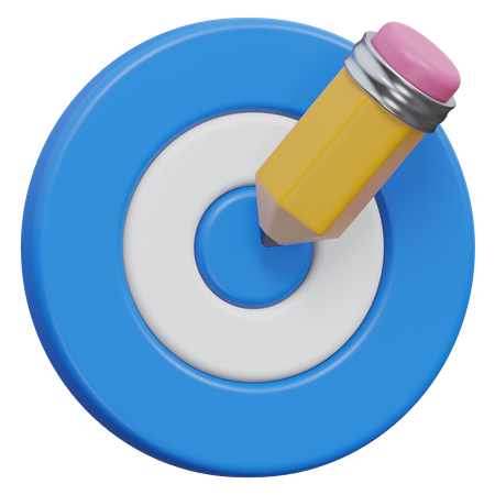Designing Goal  3D Icon