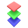 3d design stack logo
