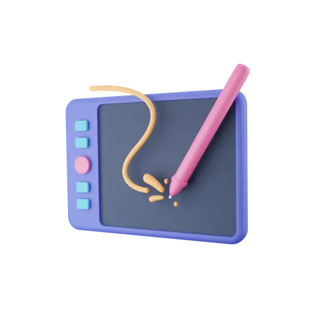 Designing Tablet 3D Icon