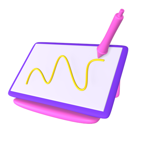 Designing Tablet  3D Icon