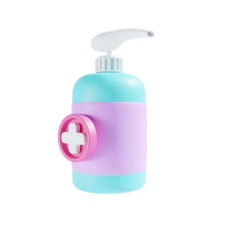 Gel hydroalcoolique  3D Icon