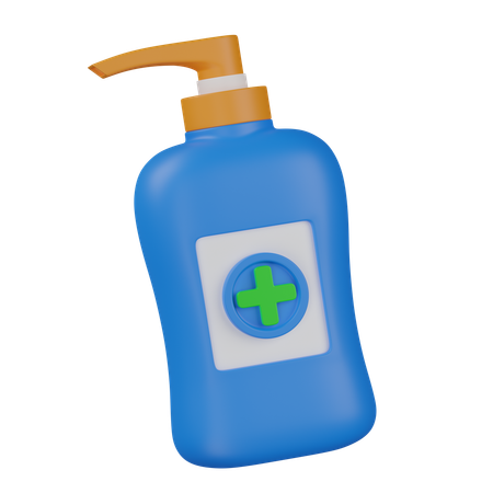 Gel hydroalcoolique  3D Icon