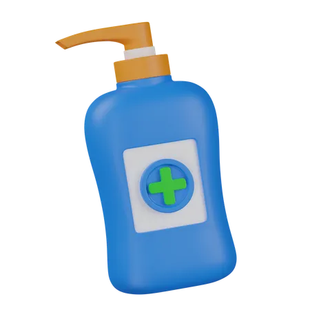 Gel hydroalcoolique  3D Icon