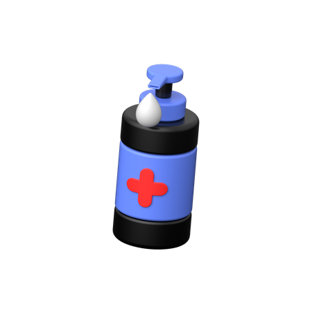 Gel hydroalcoolique  3D Icon