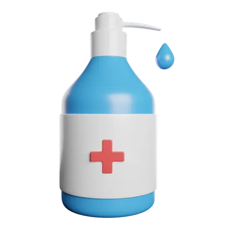 Gel hydroalcoolique  3D Icon