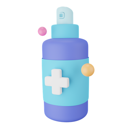 Gel hydroalcoolique  3D Icon