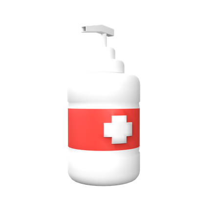 Gel hydroalcoolique  3D Icon