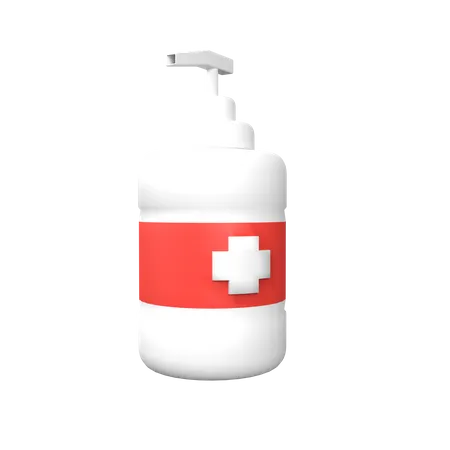 Gel hydroalcoolique  3D Icon