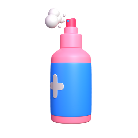 Gel hydroalcoolique  3D Icon