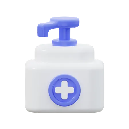 Gel hydroalcoolique  3D Icon