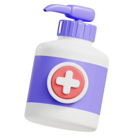 Gel hydroalcoolique  3D Icon