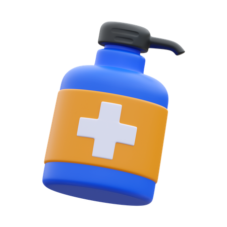 Gel hydroalcoolique  3D Icon