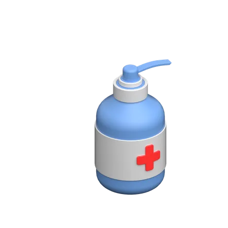 Desinfetante  3D Icon