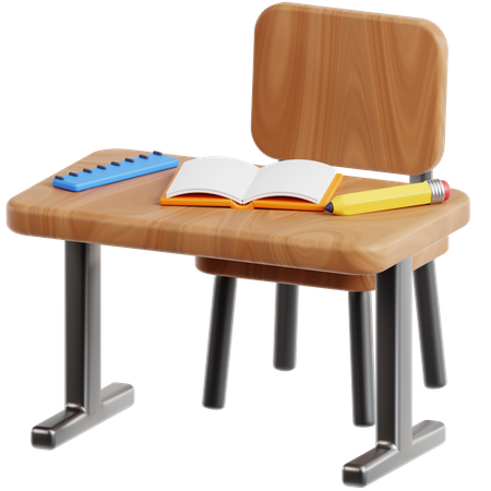 Desk  3D Icon