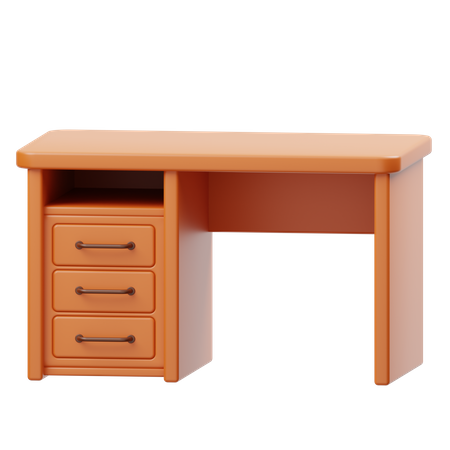 Desk  3D Icon