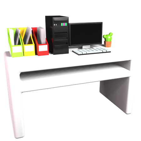 Desk  3D Icon