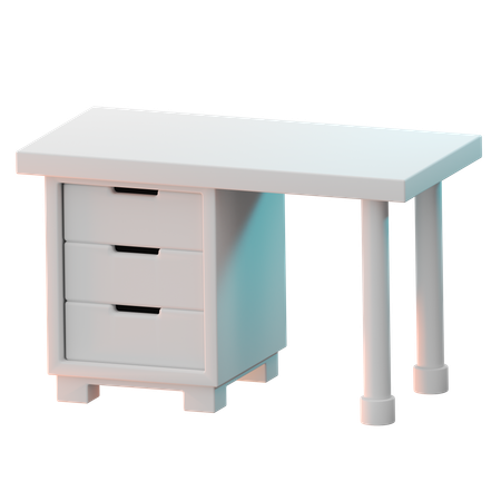 Desk  3D Icon