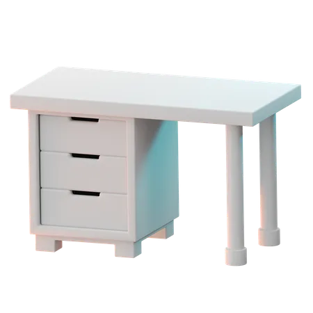 Desk  3D Icon