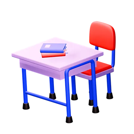 Desk  3D Icon