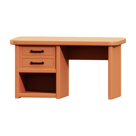 Desk  3D Icon