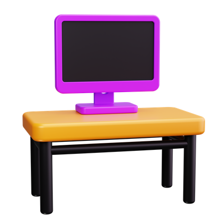 Desk  3D Icon