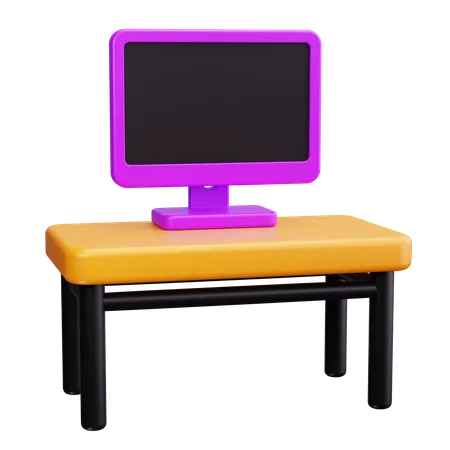 Desk  3D Icon