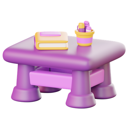 Desk  3D Icon