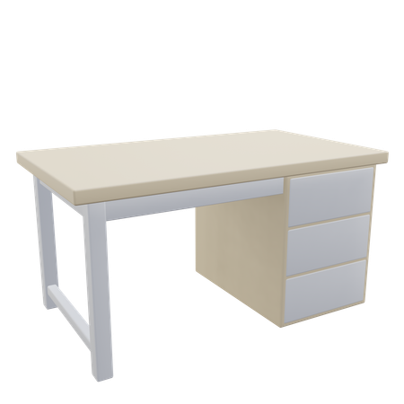 Desk  3D Icon